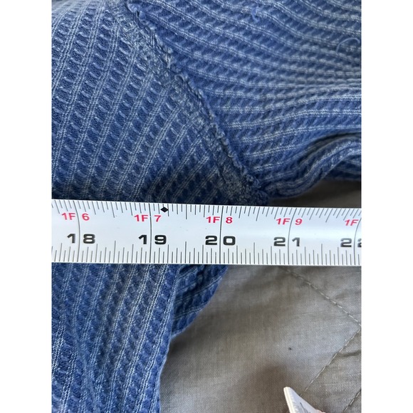 Sundance Cozy Cabins Mountain Top Resort Graphic Waffle Knit Long Sleeve Top M - Picture 7 of 11